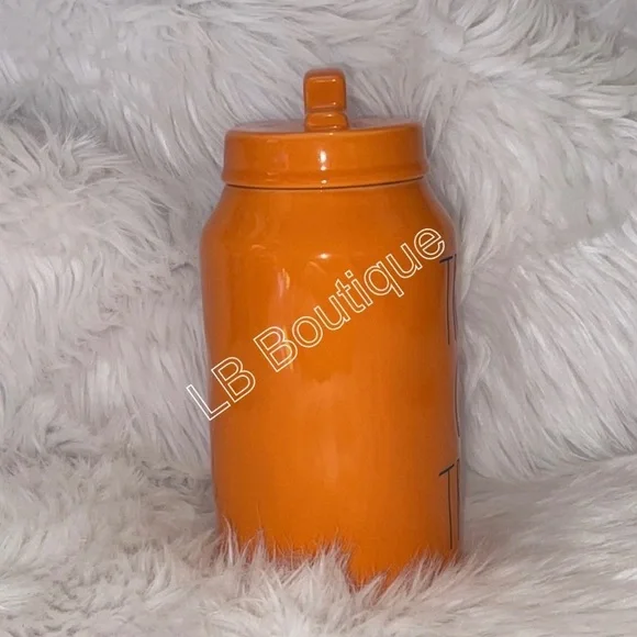 Orange TRICK OR TREAT Canister NEW Halloween RD Kitchen Rae Dunn
